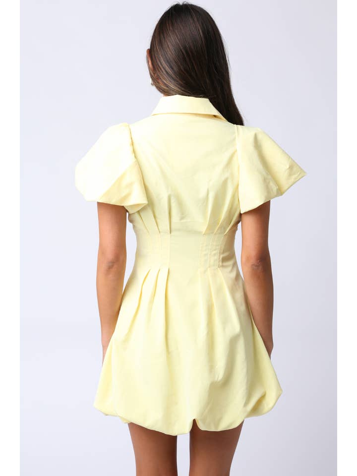 Melissa Bubble Hem Mini Dress