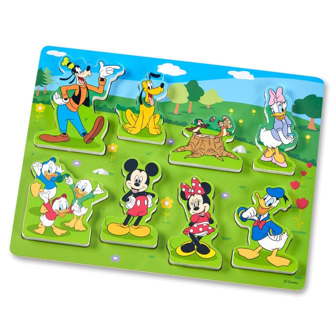 Melissa & Doug Melissa & Doug Mickey Mouse Wooden Chunky Puzzle - Little Miss Muffin Children & Home