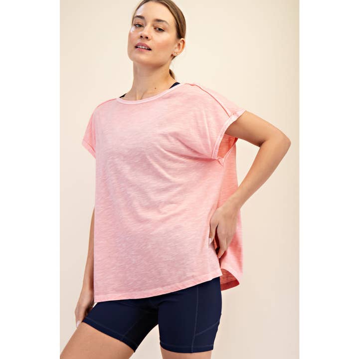 light pink t shirt for women