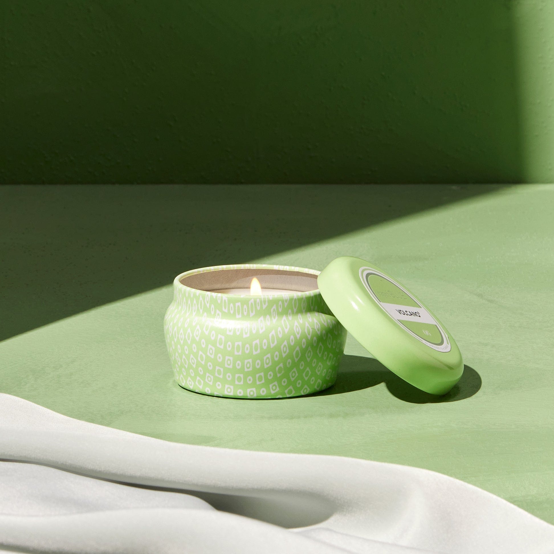Capri Blue Capri Blue Volcano Iced Matcha Travel Tin Candles, Available in 2 Sizes - Little Miss Muffin Children & Home