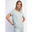 moss green womens soft shirt