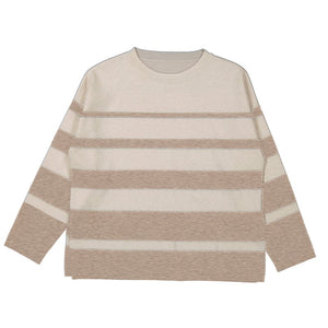 Mayoral Usa Inc Mayoral Striped Sweater in Heather Mole for girls - Little Miss Muffin Children & Home