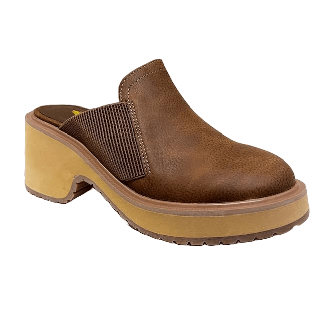 Volatile Monet Faux Leather with Double Elastic Clog Mule Shoe | Little ...