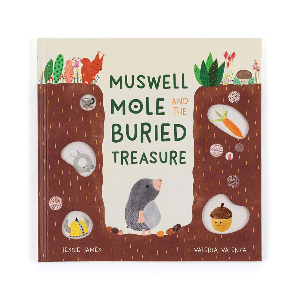 Muswell Mole and the Buried Treasure Book jellycat