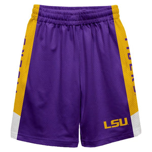 Vive La Fete Vive La Fete LSU Tigers Game Day Mesh Short - Little Miss Muffin Children & Home