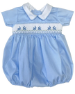 Lulu Bebe Lulu Bebe Bunny Smocked Noah Bubble - Little Miss Muffin Children & Home