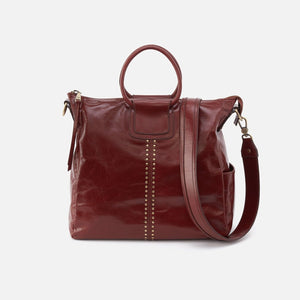 Hobo Hobo Sheila Large Satchel In Polished Leather With Studs - Little Miss Muffin Children & Home