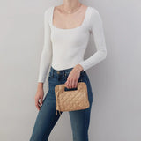 Hobo Ace Clutch In Dusty Gold