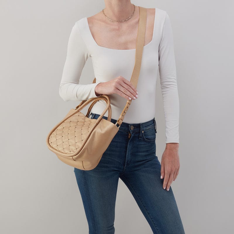 Hobo Hobo Margot Satchel in Pebbled Metallic Leather - Little Miss Muffin Children & Home