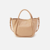 Hobo Margot Satchel in Pebbled Metallic Leather