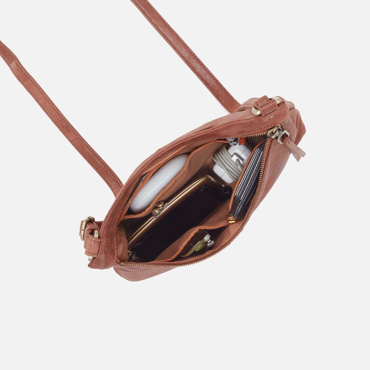 Hobo Cambel Crossbody in Buffed Leather - Burnished Saddle - Little Miss Muffin Children & Home