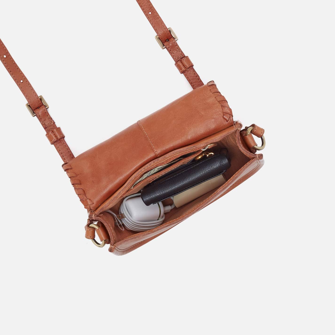 Hobo Kiva Small Crossbody in Washed Leather, Harvest Wheat - Little Miss Muffin Children & Home