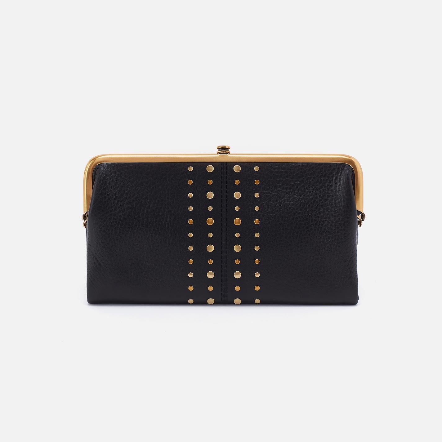 Hobo Lauren Clutch-Wallet in Suede Leather, Black With Studs - Little Miss Muffin Children & Home