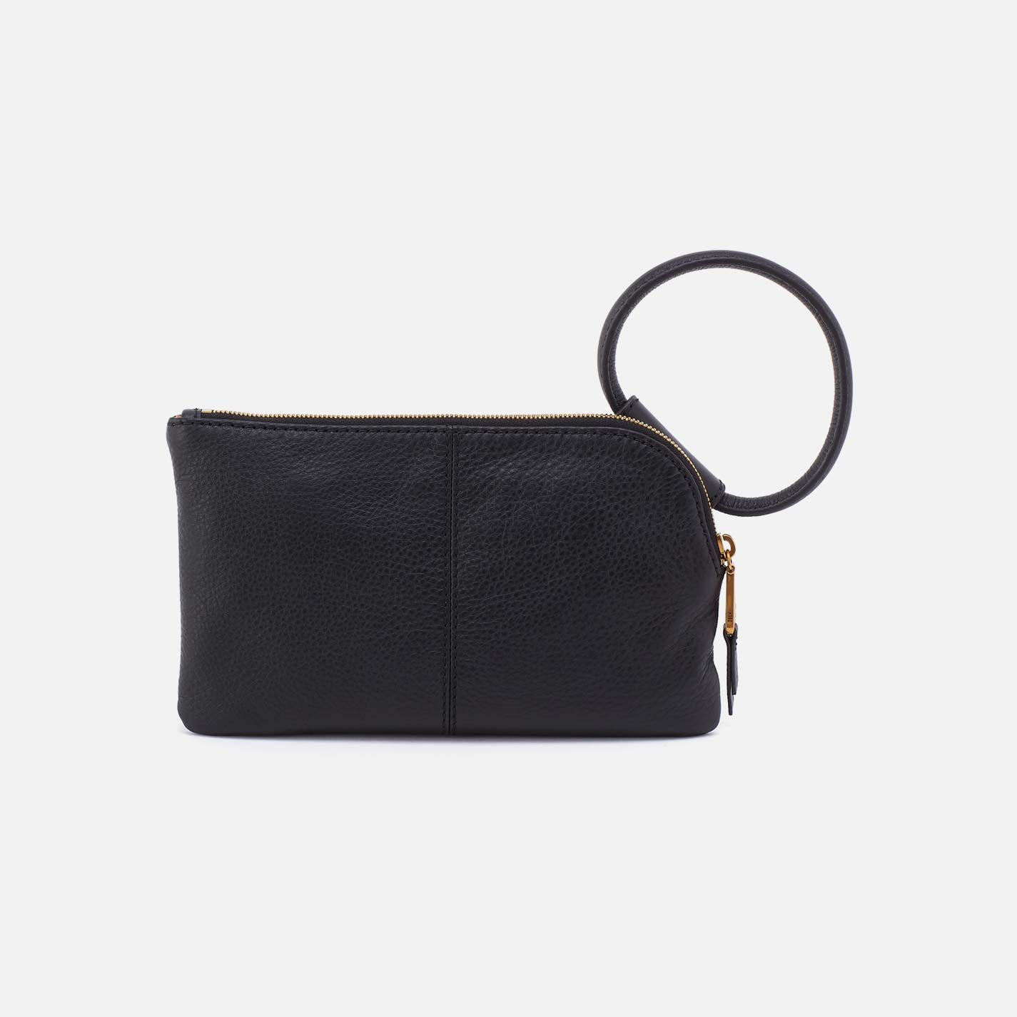 Hobo Sable Wristlet in Pebbled Leather, Black - Little Miss Muffin Children & Home