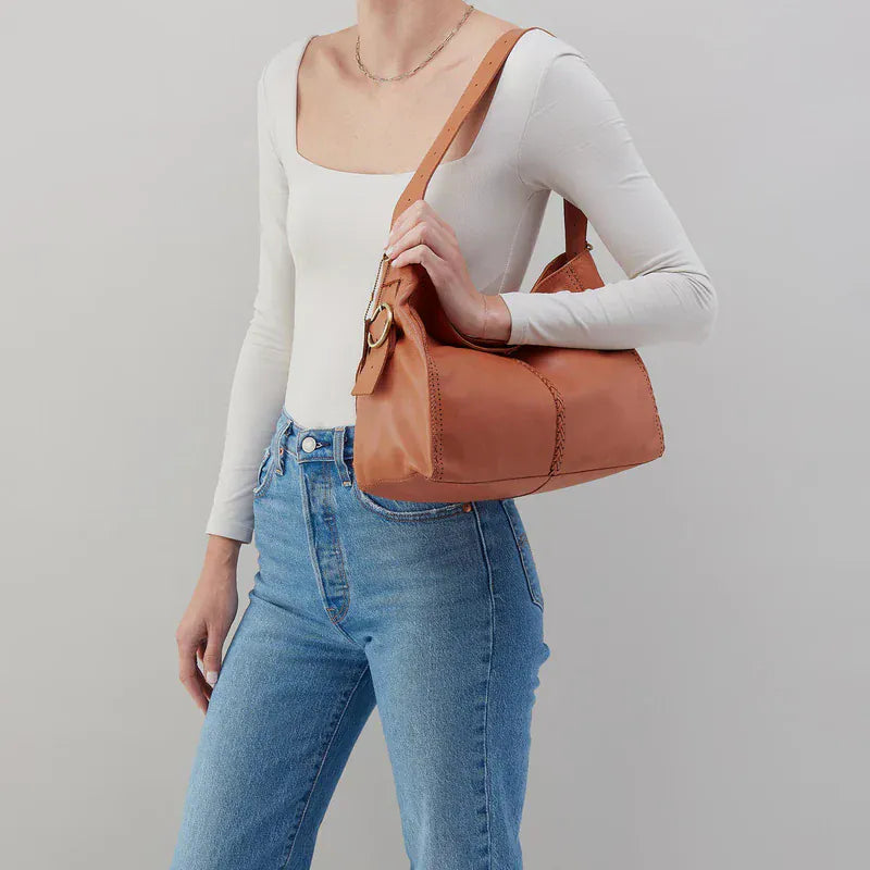 Render Shoulder Bag in Washed Leather
