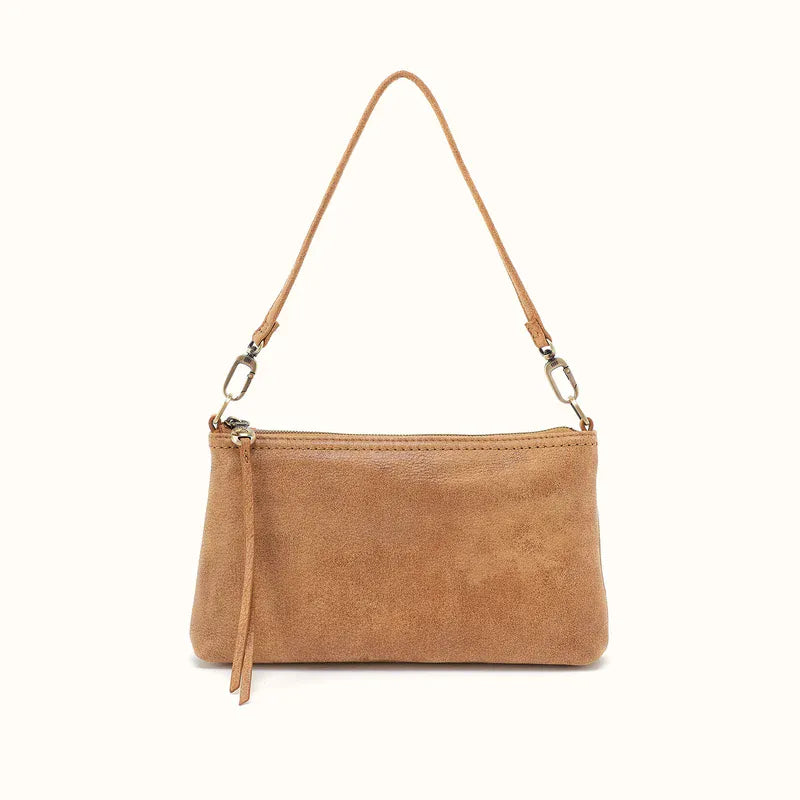 Hobo Darcy Crossbody Bag in Buffed Leather - Whiskey