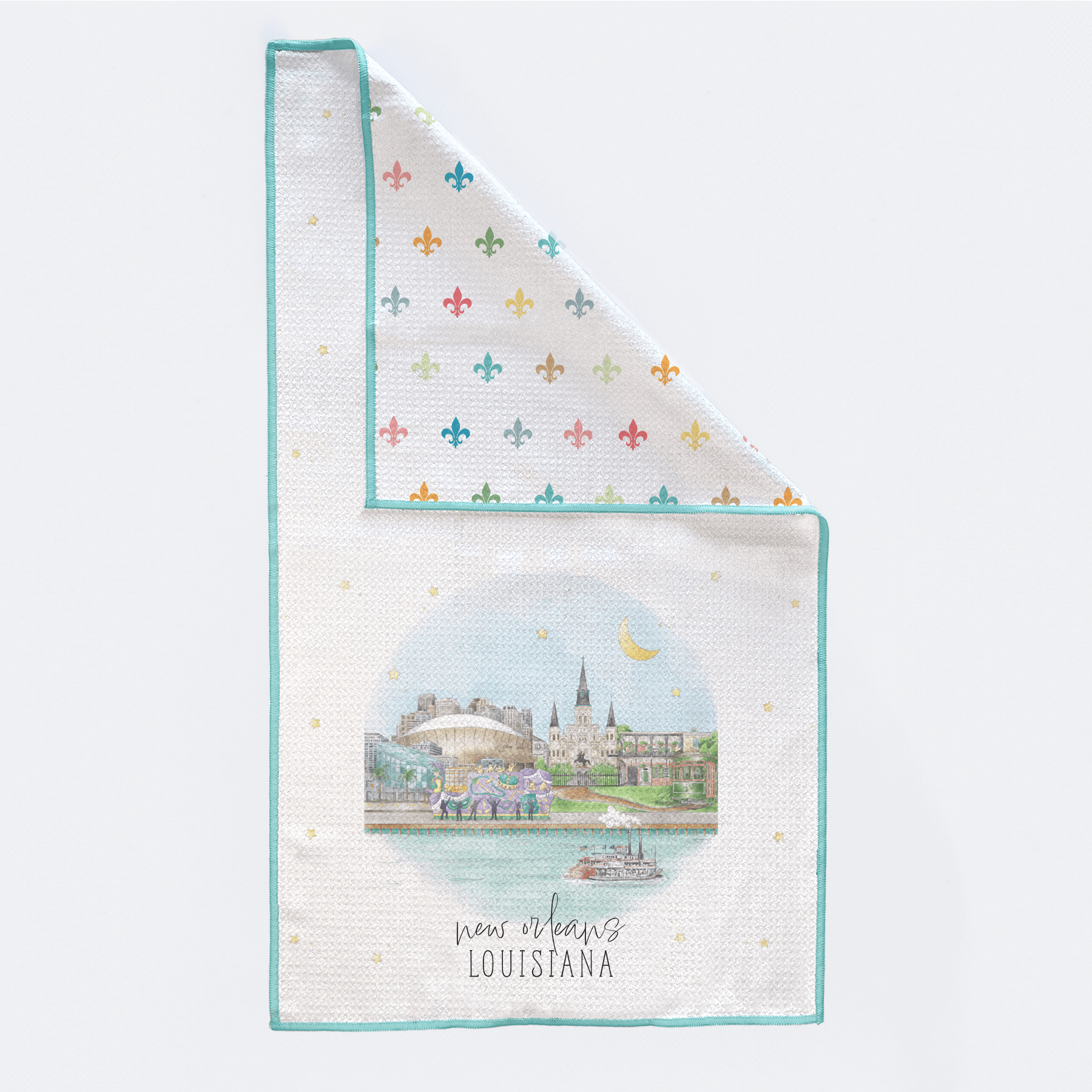 Nola Tawk Nola Tawk NOLA Skyline Kitchen Towel - Little Miss Muffin Children & Home