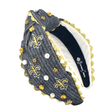 Brianna Cannon Wholesale Brianna Cannon New Orleans Saints Adult Cross Stitch Headband - Little Miss Muffin Children & Home