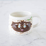 180 Degrees Brown Mrs. Papa Noel Ceramic Mugs, 4 Styles Available