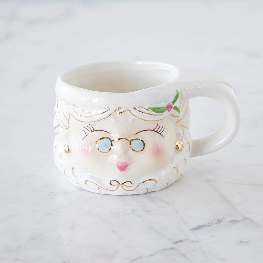 180 Degrees 180 Degrees Mrs. Papa Noel Ceramic Mugs, 4 Styles Available - Little Miss Muffin Children & Home
