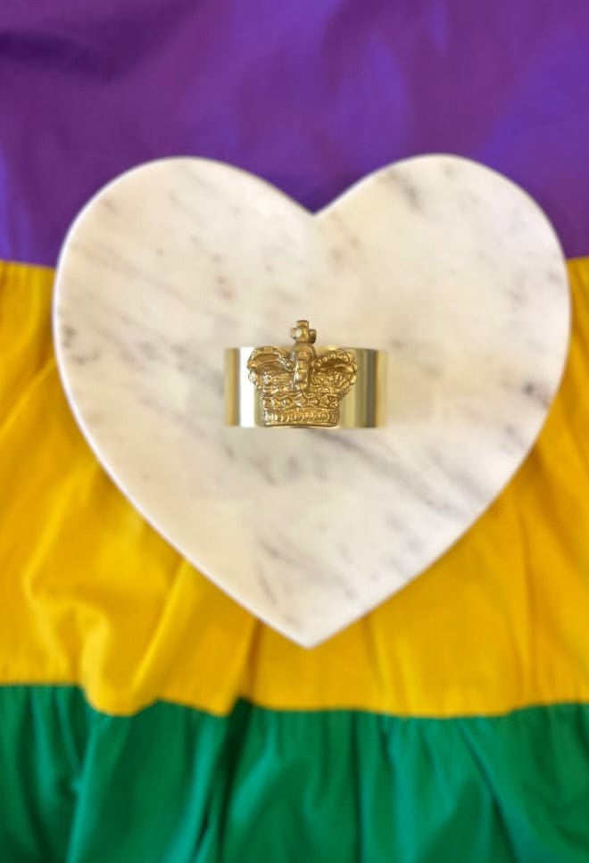 Nouvelle Couronne Medium Brass Cuff