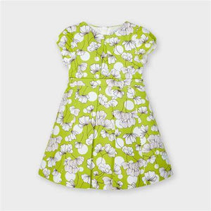 Mayoral Usa Inc Mayoral Tropical Print Lime Dress - Little Miss Muffin Children & Home