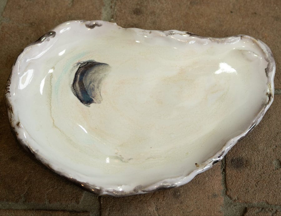 Orchid Bayou Ceramic Oyster Deluxe Plate