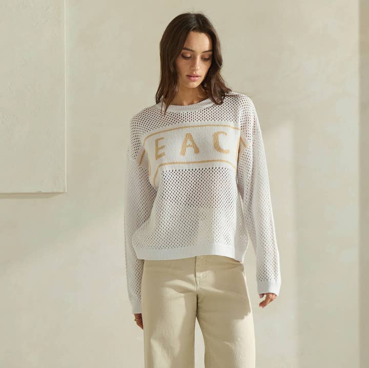 Open Weave Lightweight Beach Sweater