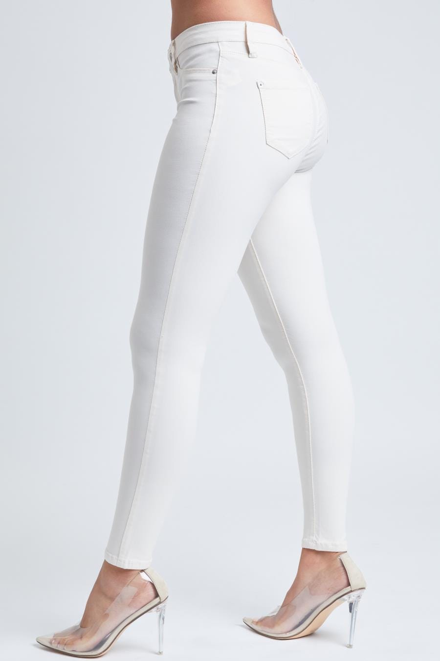 Ymi Mid-Rise Skinny Jeans Gardenia / L