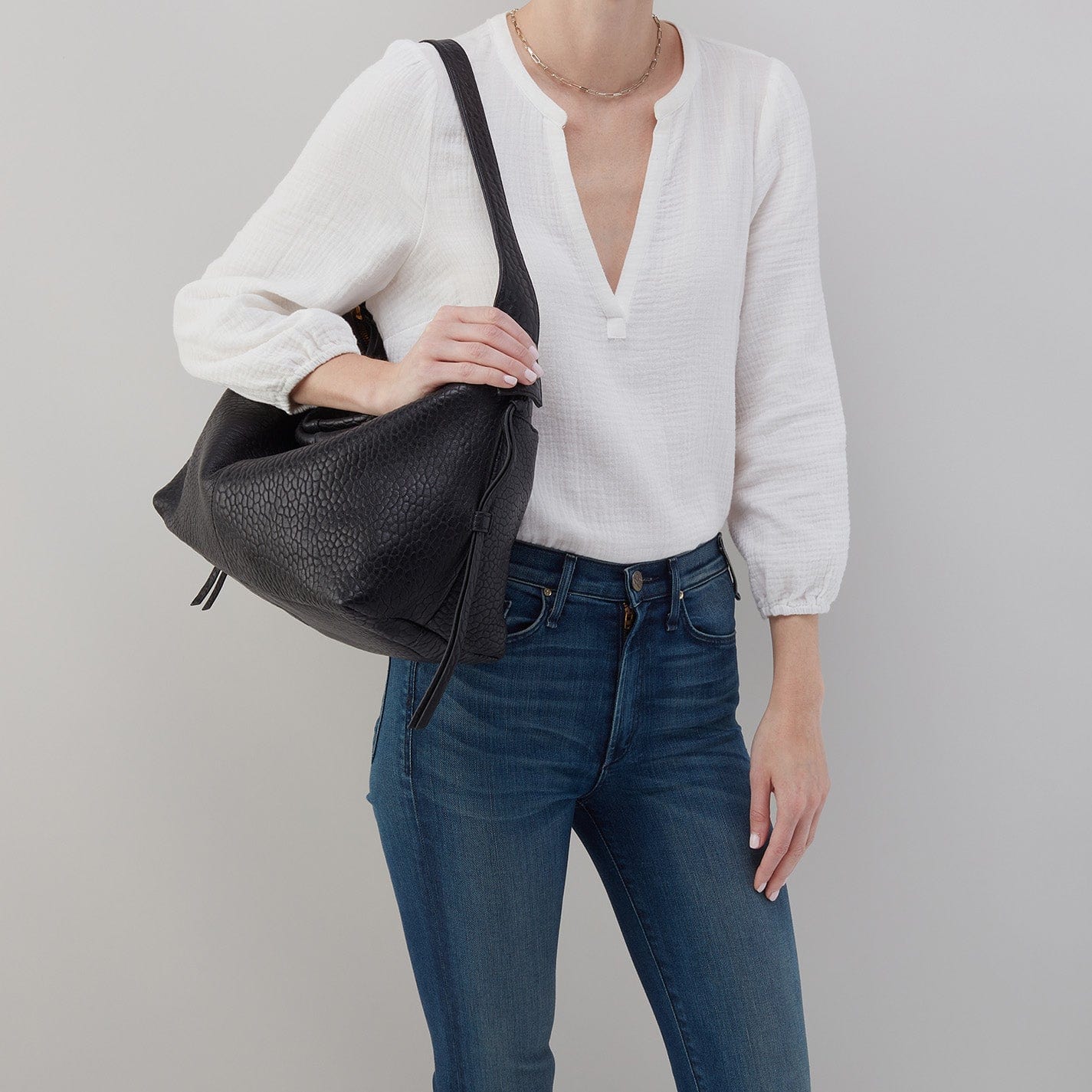 Hobo Hobo Bonita Hobo In Bubble Pebbled Leather - Little Miss Muffin Children & Home