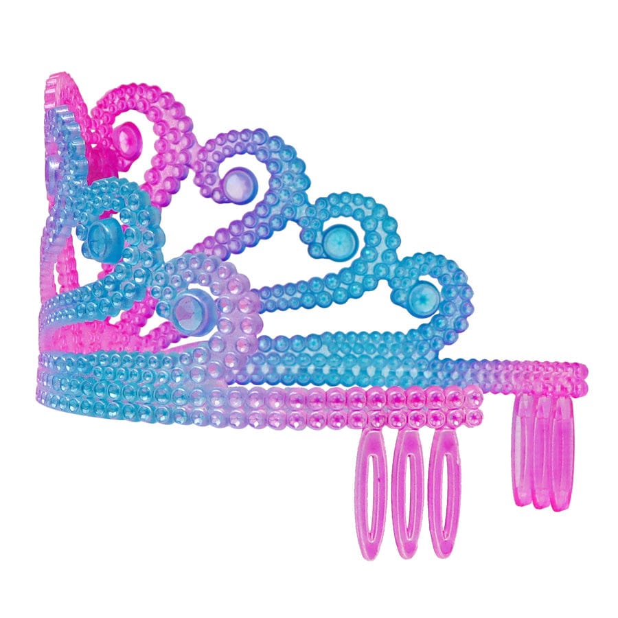 Pink Poppy Shimmering Mermaid Jewel Heart Crown