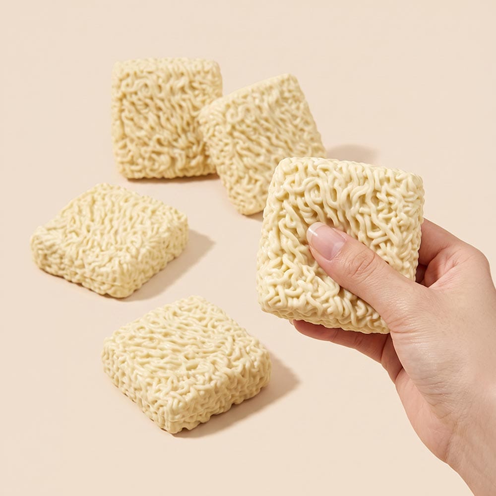 Crunchy Noodle Squeeze Squishy Stress Relief Toy