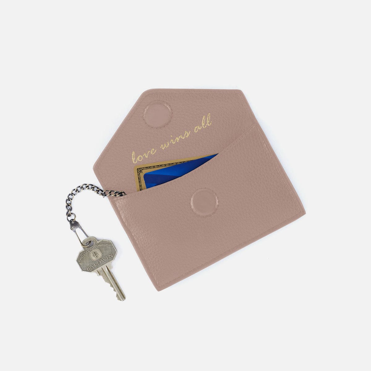 Hobo Goldie Card Case in Pebbled Leather - Warm Adobe - Little Miss Muffin Children & Home