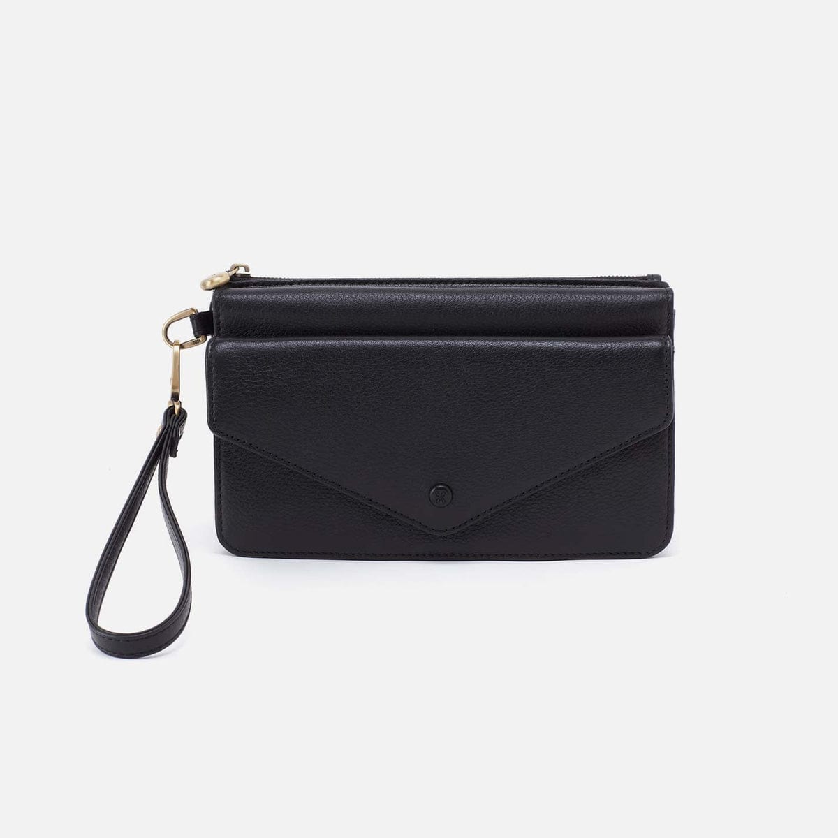 Hobo Goldie Wristlet in Pebbled Leather - Black - Little Miss Muffin Children & Home