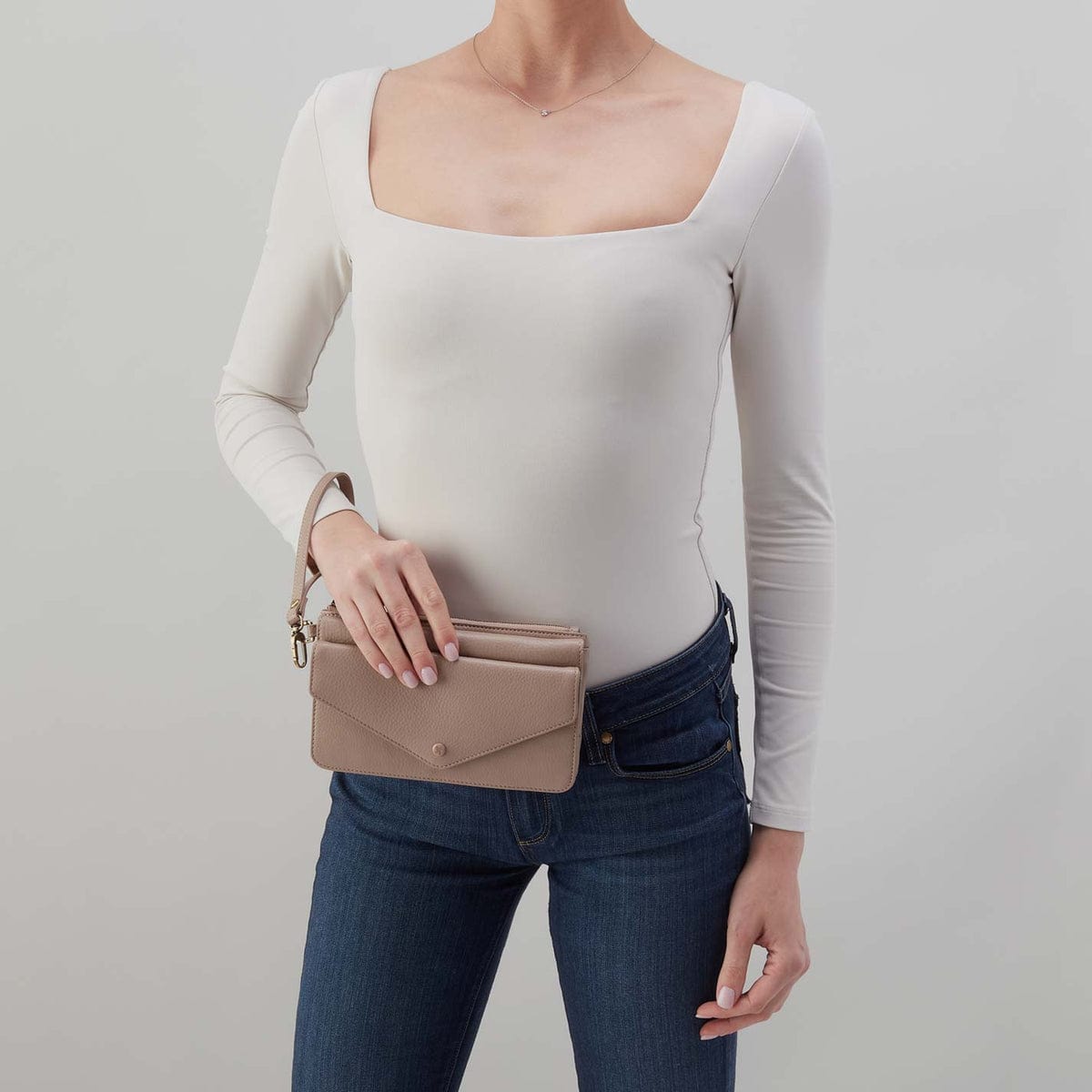 Hobo Goldie Wristlet in Pebbled Leather - Warm Adobe - Little Miss Muffin Children & Home