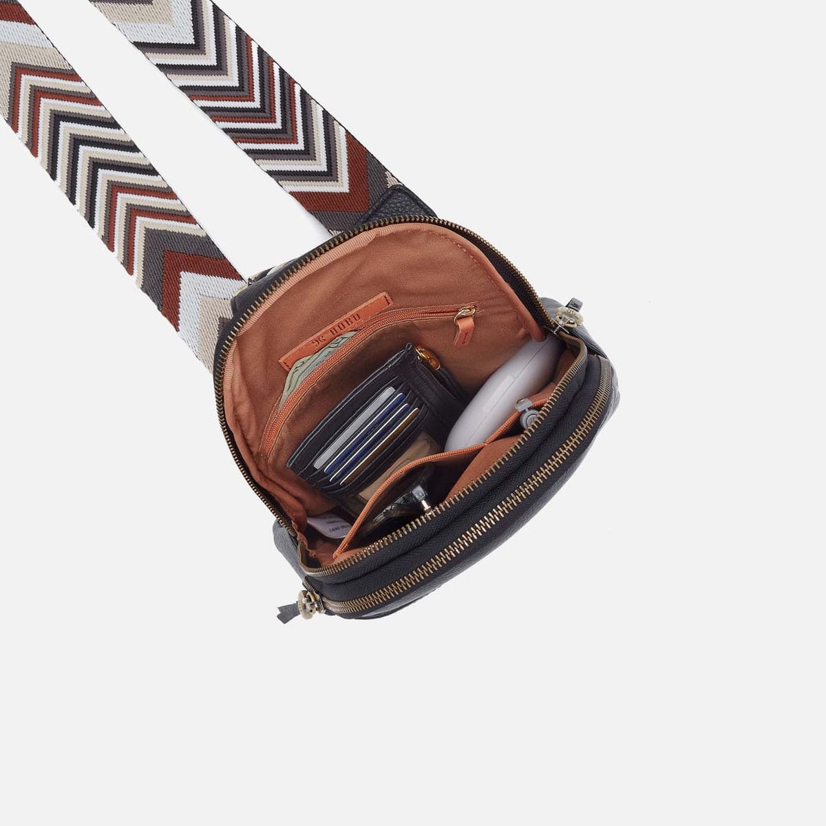 Hobo Cass Sling in Pebbled Leather - Black - Little Miss Muffin Children & Home