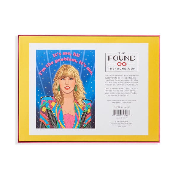The Found The Found It's Me, Hi! Taylor Swift Puzzle - Little Miss Muffin Children & Home