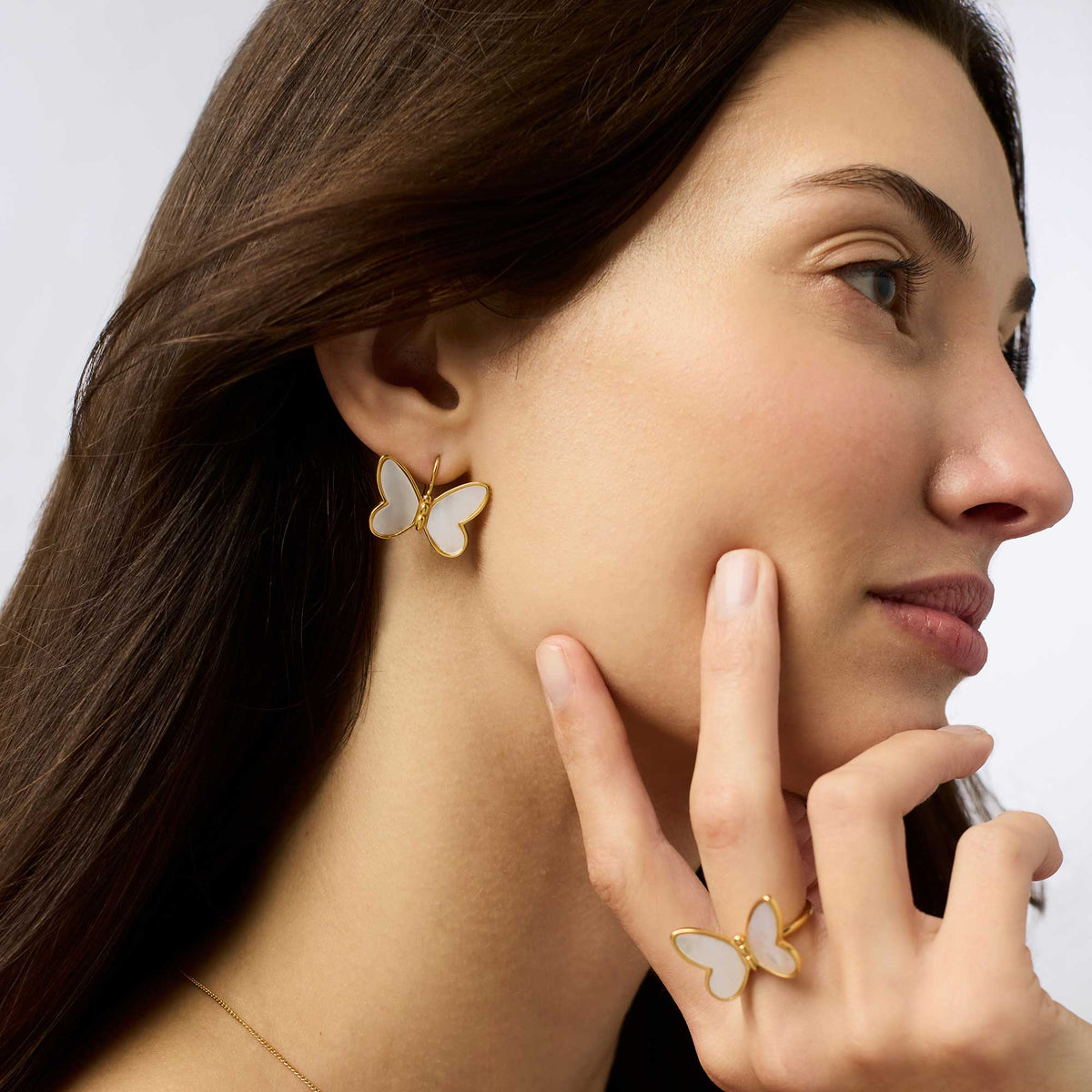 Julie Vos Papillon Earring with Mother of Pearl - Little Miss Muffin Children & Home