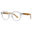 Parker Clear Front Light Tortoise Arms Temples Blue Light Blocking Readers