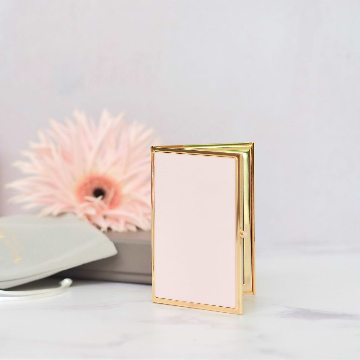 Pastel Pink & Gold Travel Frame 2x3