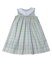 Whimsy Bay Kids Pastel Prep Plaid Scalloped Dress - Little Miss Muffin Children & Home