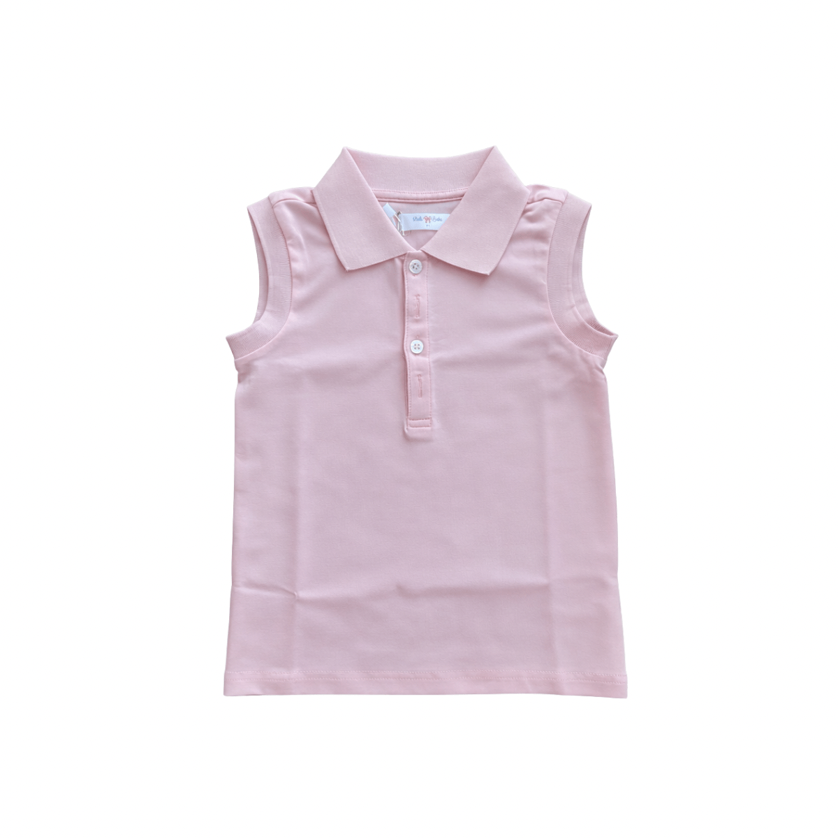 Patty Sleeveless Button Down Top in Light Pink