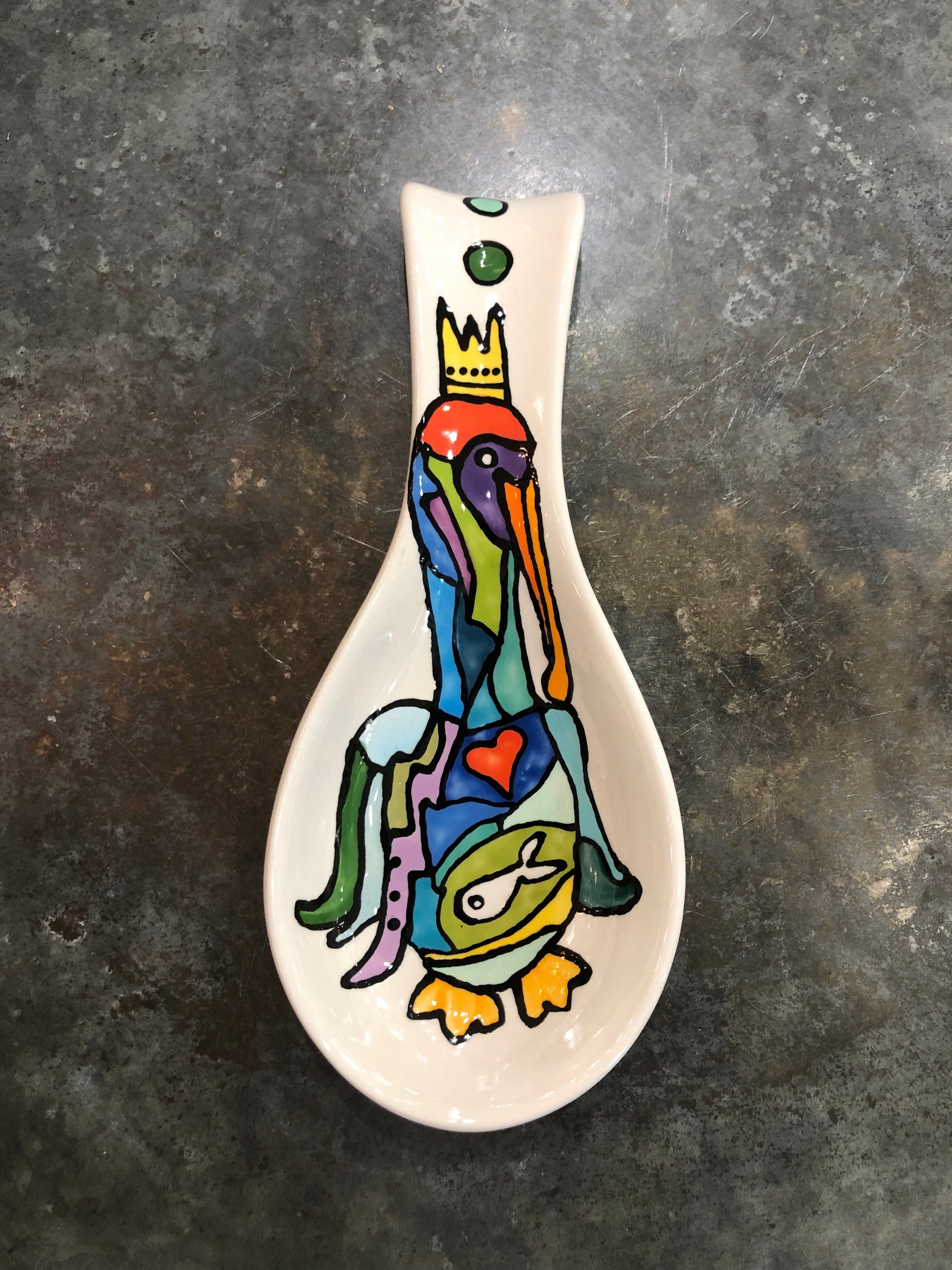 Pelican Spoon Rest