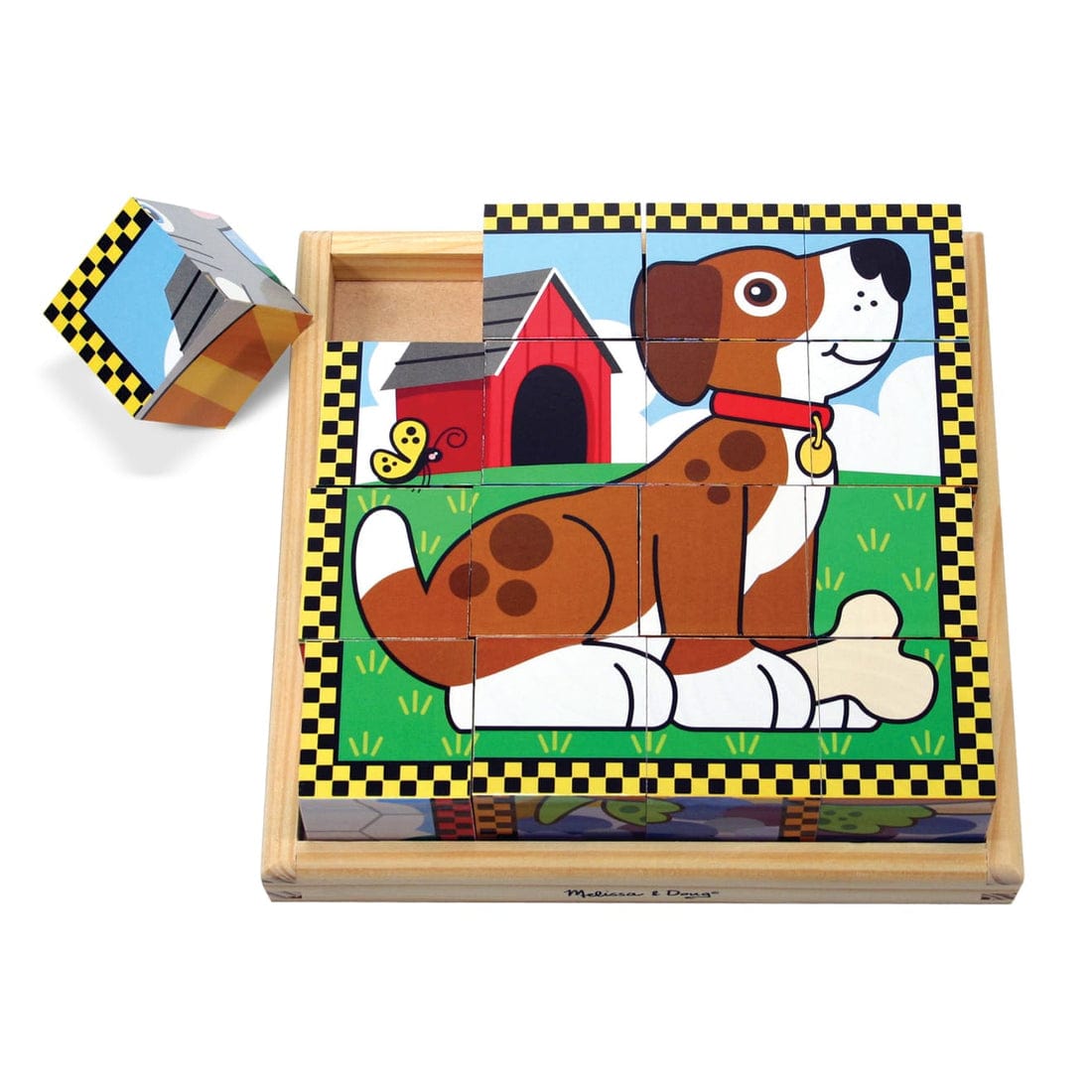 Melissa & Doug Melissa & Doug Pets Cube Puzzle 16 Pieces - Little Miss Muffin Children & Home