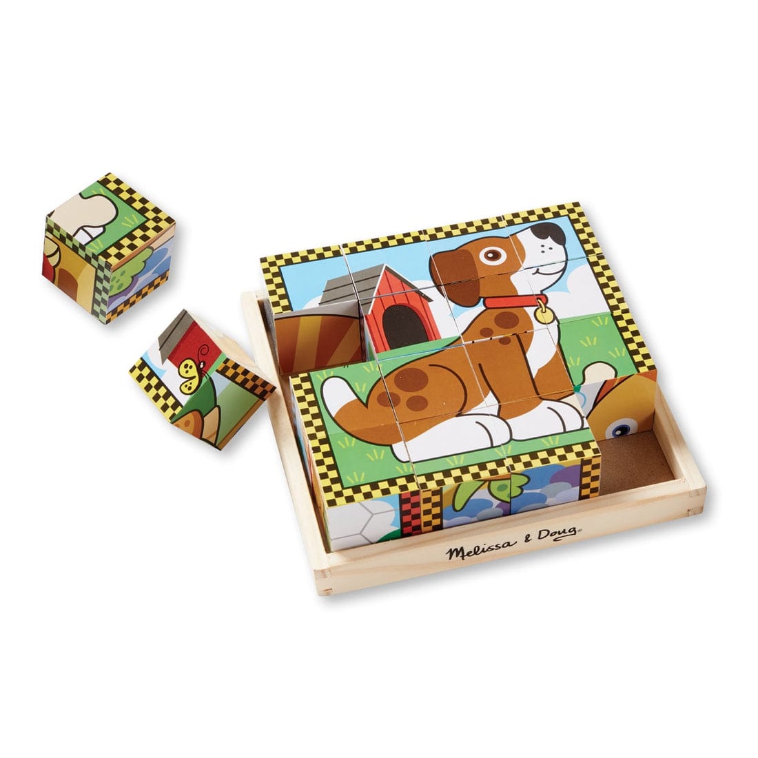 Melissa & Doug Melissa & Doug Pets Cube Puzzle 16 Pieces - Little Miss Muffin Children & Home