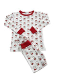 Lulu Bebe Lulu Bebe Santa Claus 2Pc Pajama Set - Little Miss Muffin Children & Home