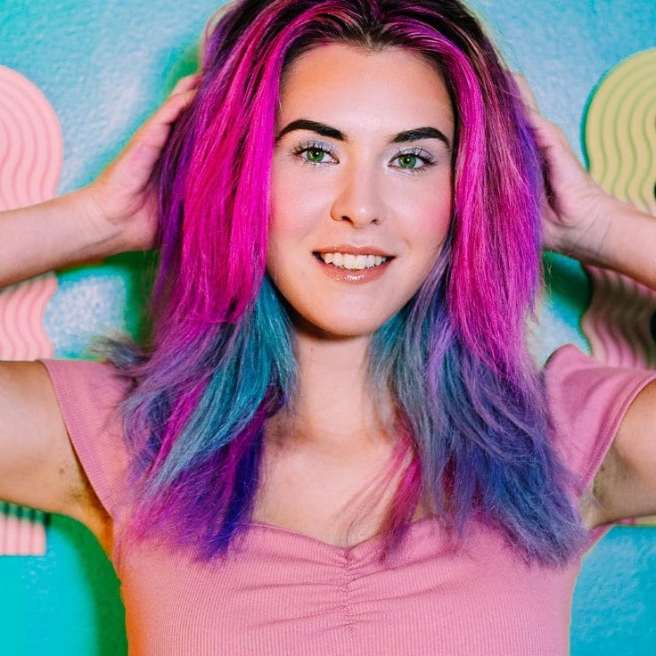 Pink-Tap Tap Hocus Pocus Wash Out Hair Paint