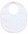 Pink Crown Pima Bib