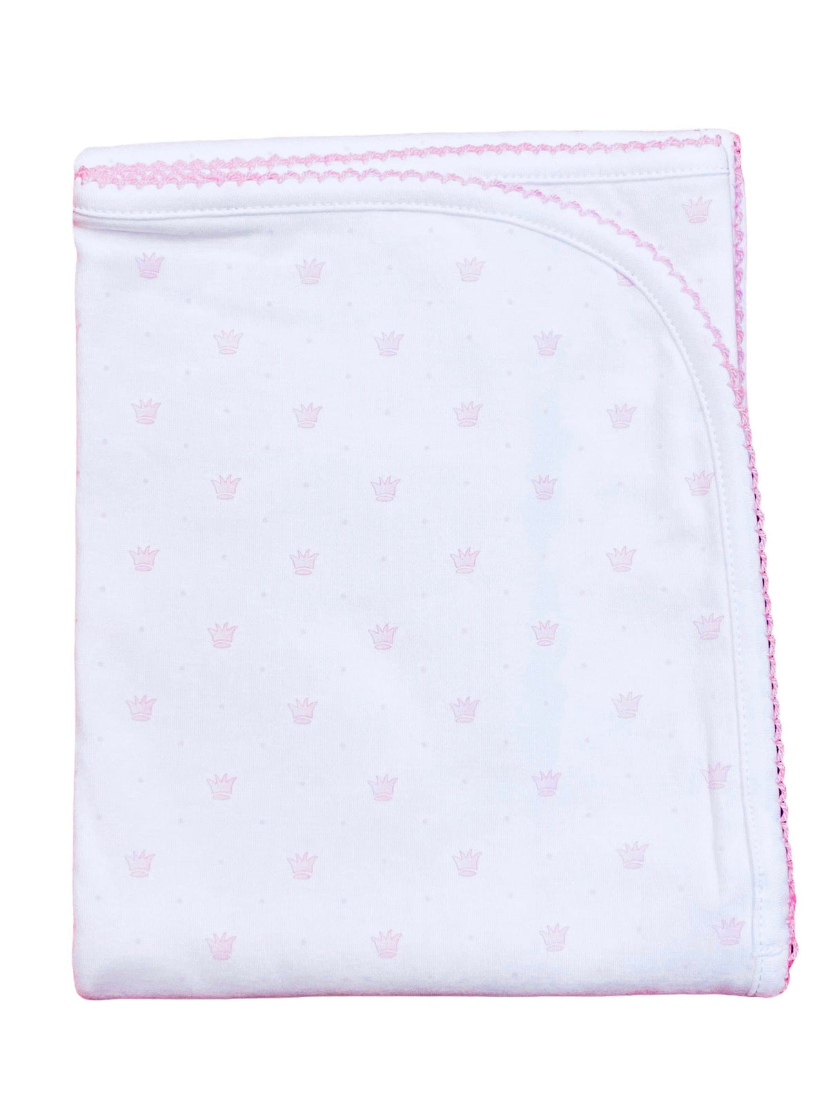 Pink Crown Pima Blanket