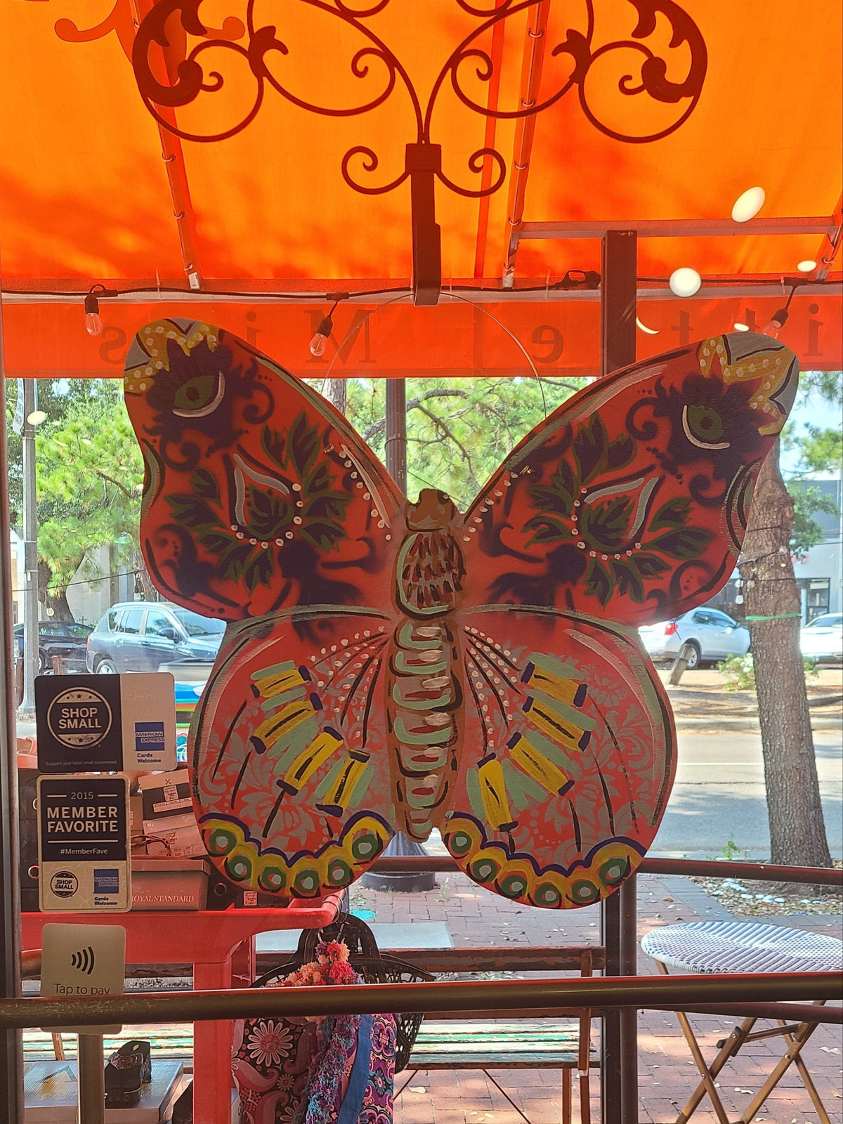 Toodle Lou Designs Toodle Lou Designs Butterfly Wooden Door Hanger - Little Miss Muffin Children & Home